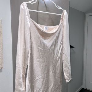 Princess Polly Champagne Mini Dress